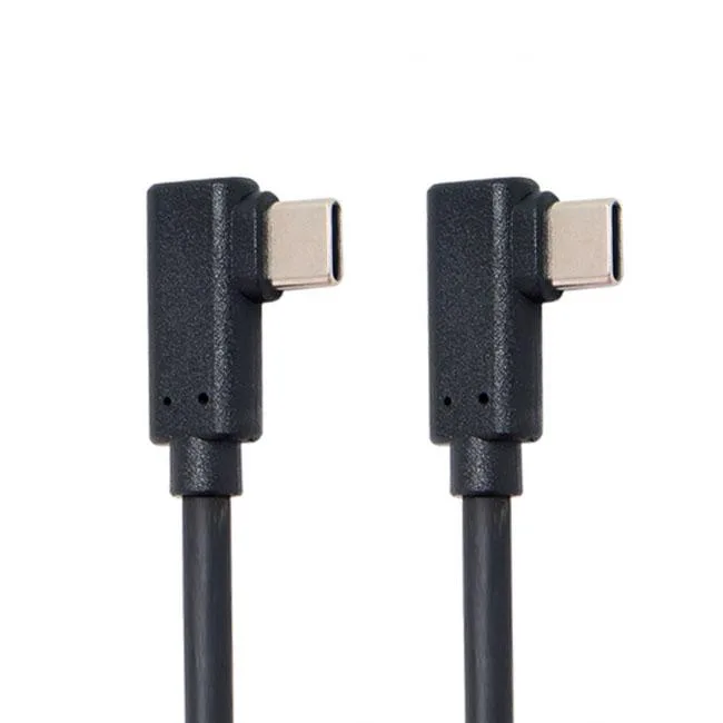 SHENZHEN CHENYANG DIGITAL TECH. CO,. LTD SHENZHEN CHENYANG DIGITAL TECH. CO,. LTD USB-C to USB-C Cable Gen2 10Gbps 65W Dual 90° Left Right Angled — product photo