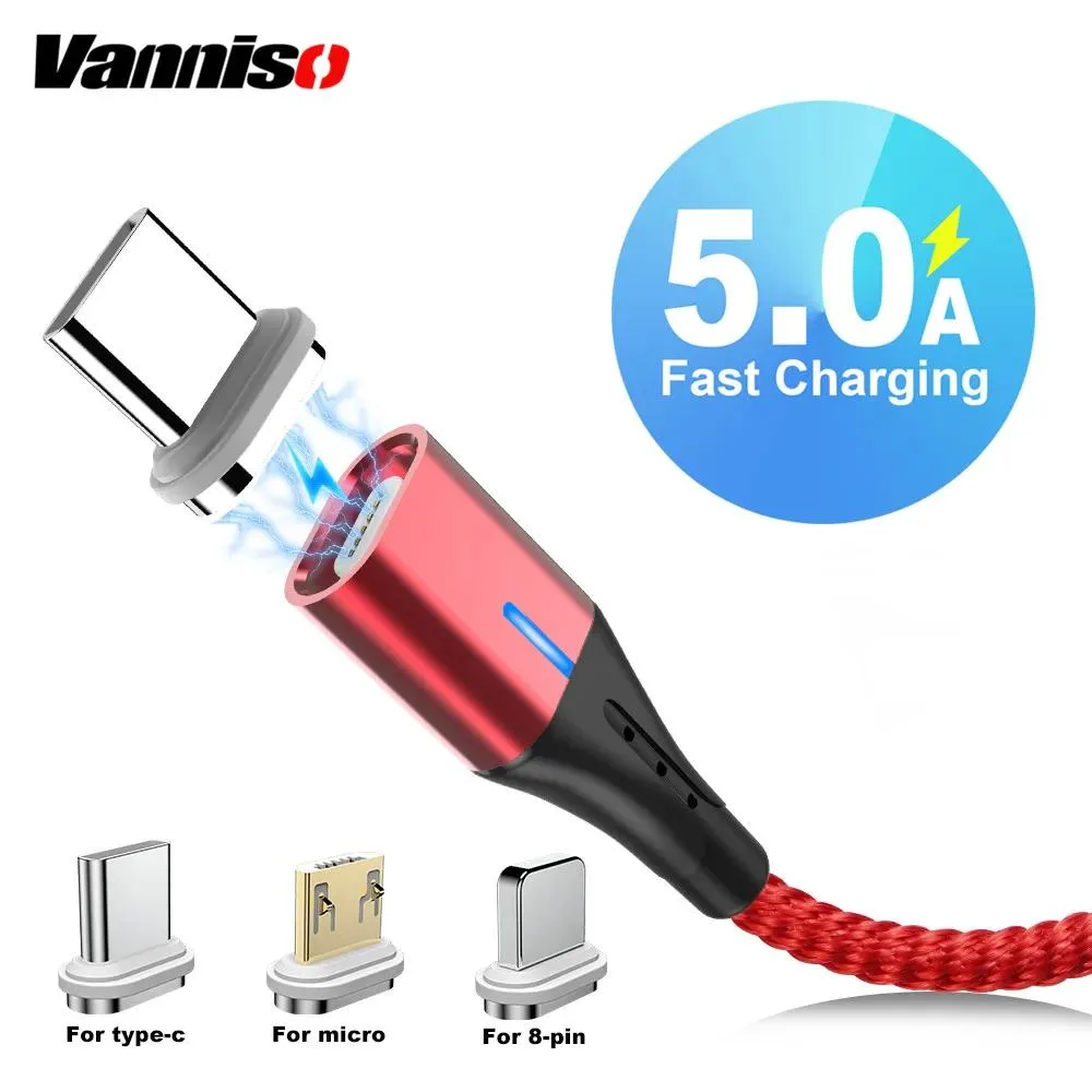 Hetai Tech Hetai Tech 5A Magnetic USB Cable Micro USB to USB A 2m — product photo