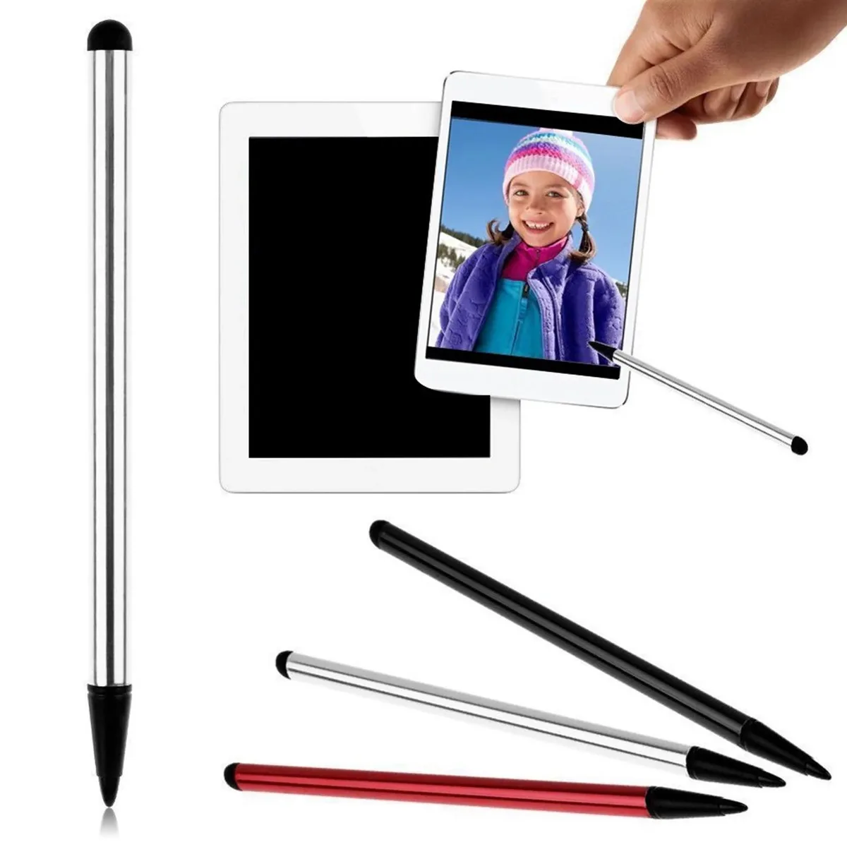SOEWIOU SOEWIOU Msgweeeg 2 in 1 Disc Tip Stylus Pen Black — product photo