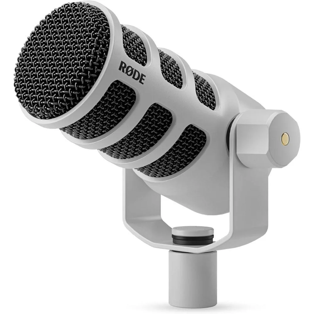 RODE Microphone RODE Microphone PodMic Dynamic Podcasting Microphone White — product photo
