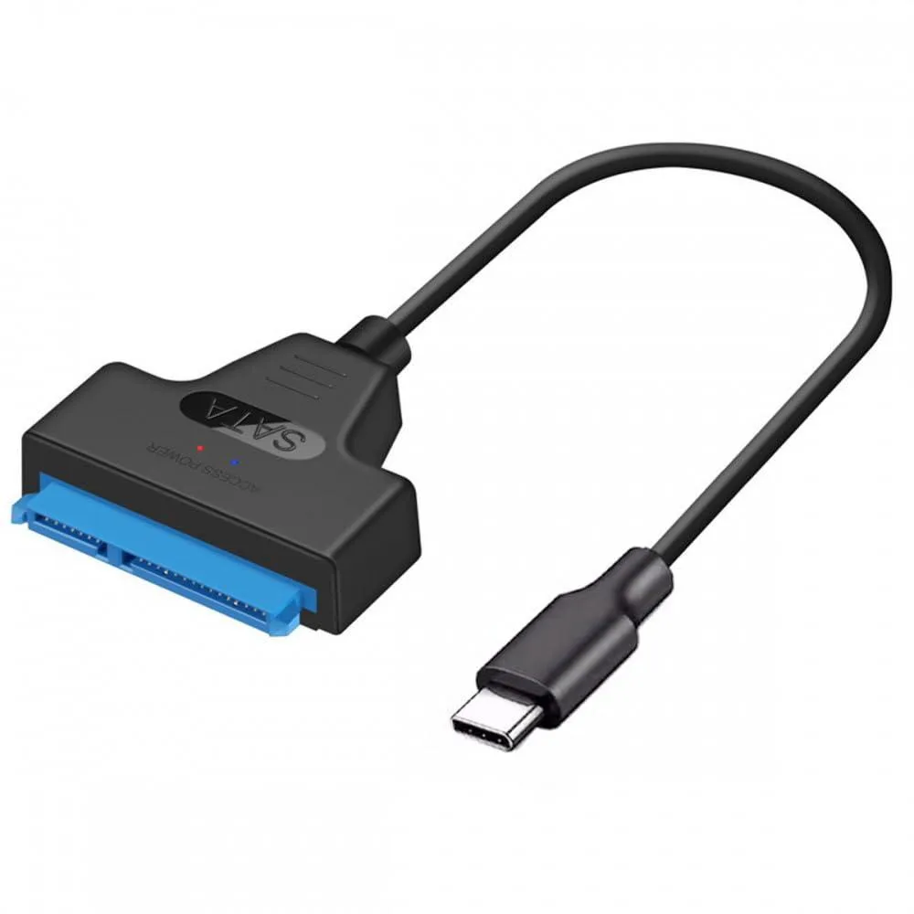 Fervit USB-C male to SATA 22-pin adapter cable for 2.5 inch drives