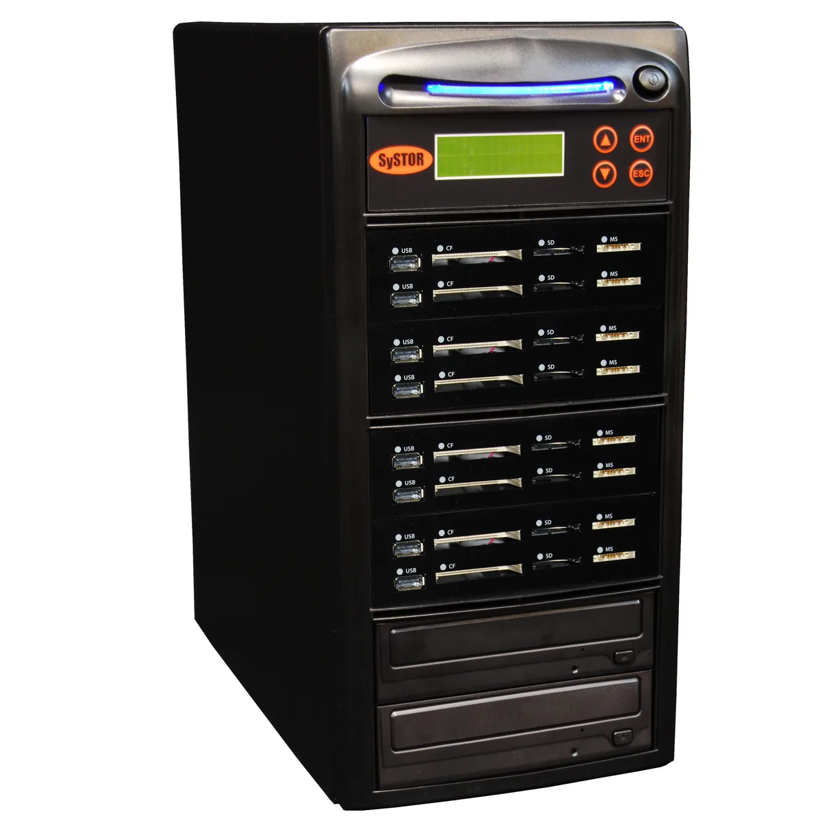 Systor Systor SYS-USBSDCF-BD-07 1-to-7 Blu-ray BDXL duplicator — product photo