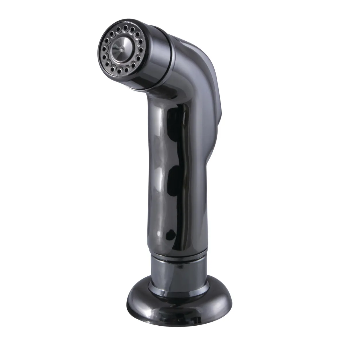 Black stainless steel sprayer with solid brass body