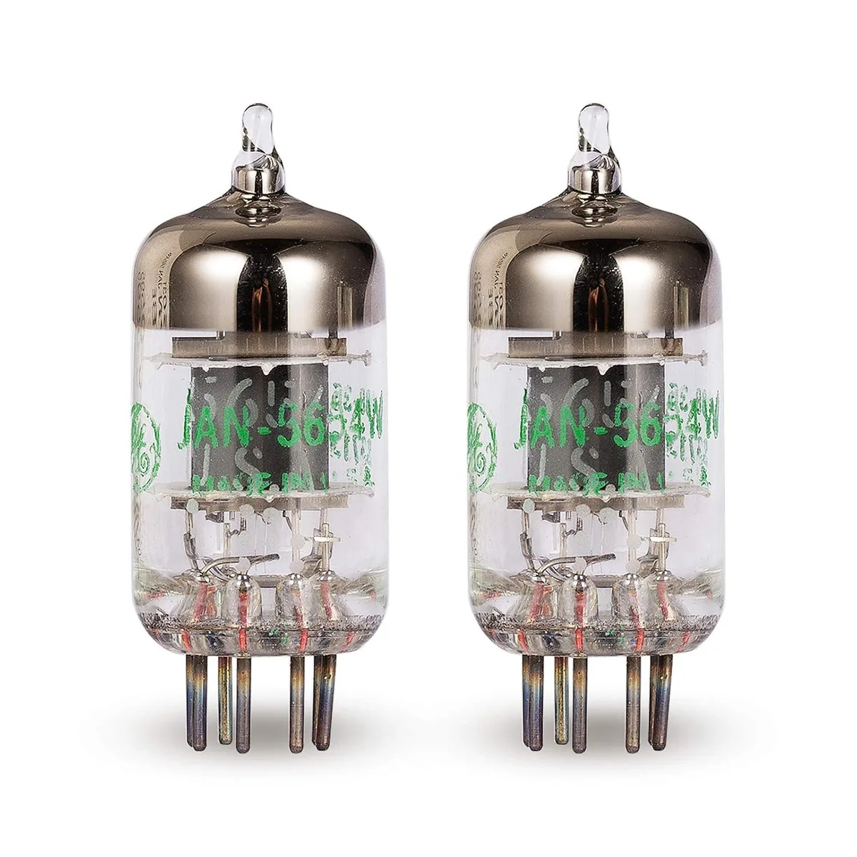 LORDWORLD LORDWORLD 5654W JAN Matched Pair Vacuum Tubes — product photo