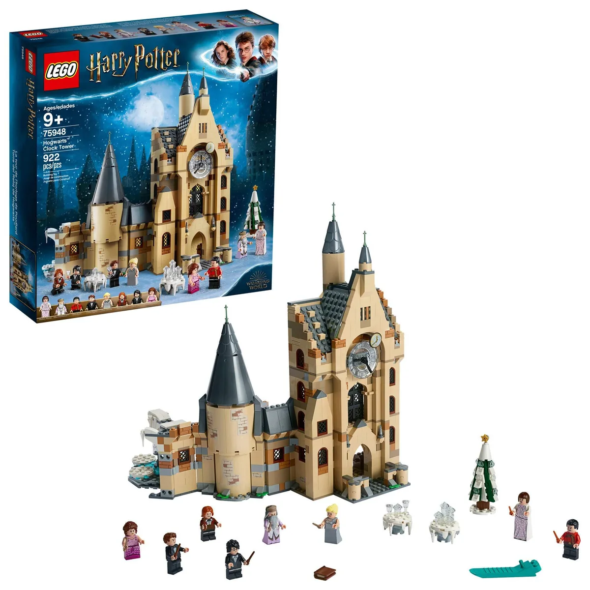 LEGO LEGO Harry Potter Hogwarts Clock Tower 75948 Educational Building Set 922 Pieces — product photo