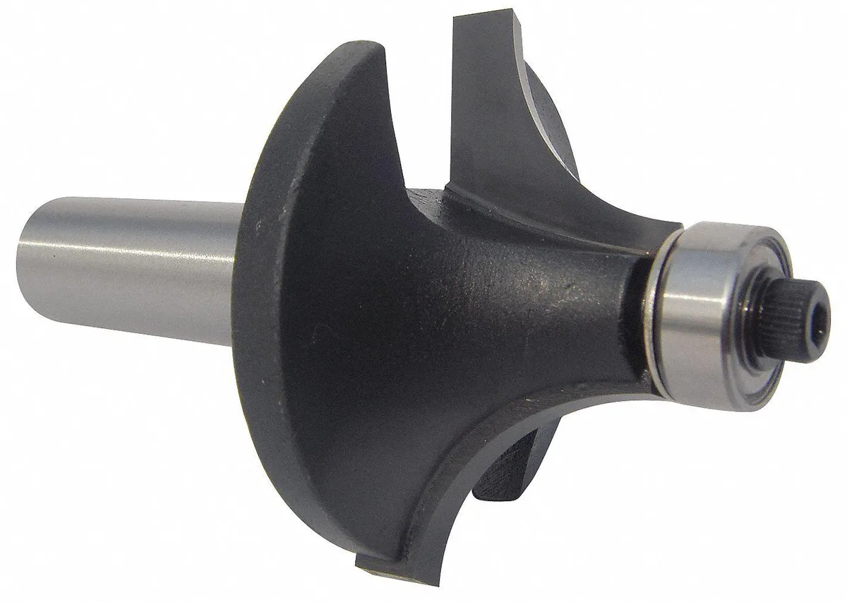 Westward 16Y565 carbide tipped router bit 3/4 in cutter diameter 1/4 in shank