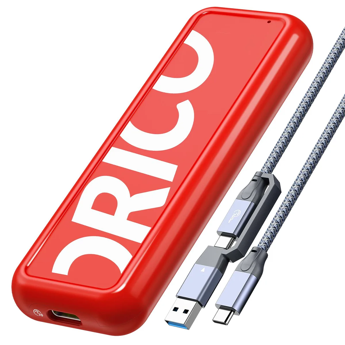 Orico Orico M.2 NVMe SSD Enclosure USB-C 10Gbps Red — product photo
