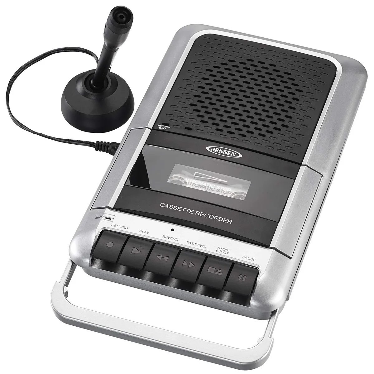  Jensen MCR-100 Cassette Player/Recorder Black — product photo