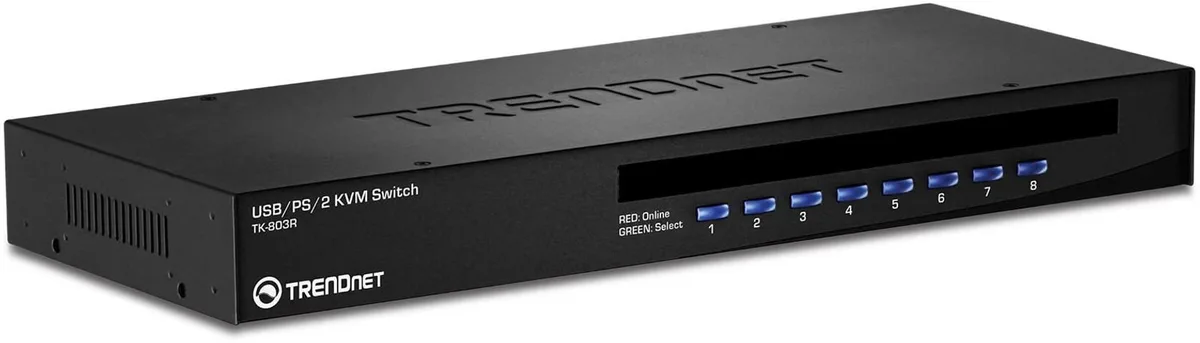 TRENDnet TRENDnet TK-803R 8-Port USB/PS2 Rack Mount KVM Switch — product photo