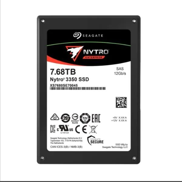 Seagate Seagate Nytro 3000 XS7680SE70045 7.68 TB enterprise SSD — product photo