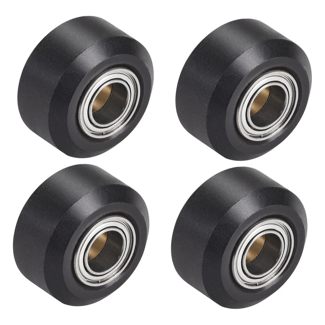 Unique-Bargains Unique-Bargains POM V Wheel with Bearing 15.5mm OD 4pcs — product photo