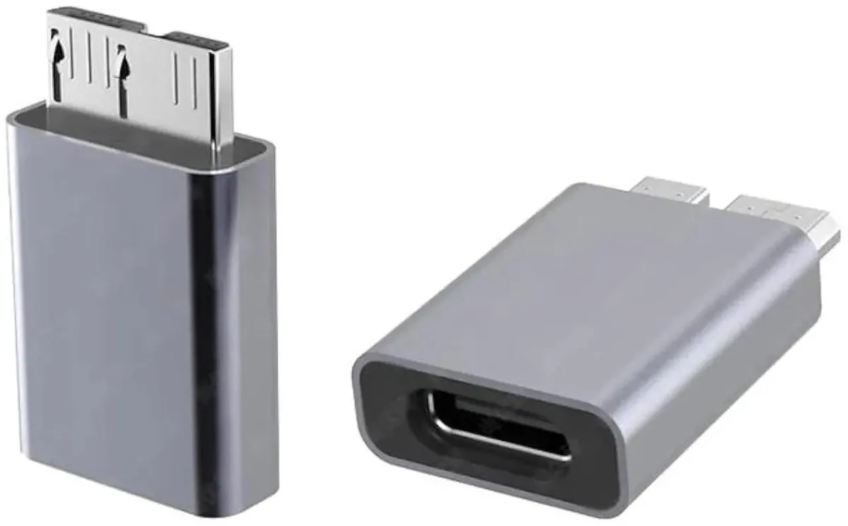 Vszerda Vszerda USB-C 3.1 Female to Micro USB 3.0 Male Adapter 10Gbps — product photo