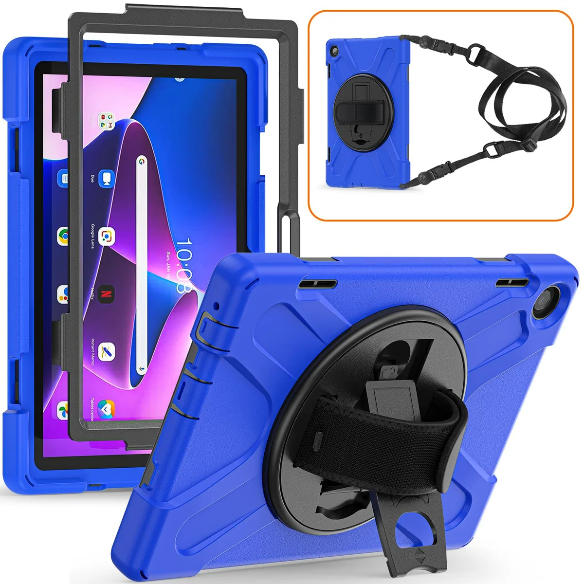 Werleo Werleo TB-328FU laptop case for Lenovo Tab M10 10.1 inch 2022 Blue — product photo