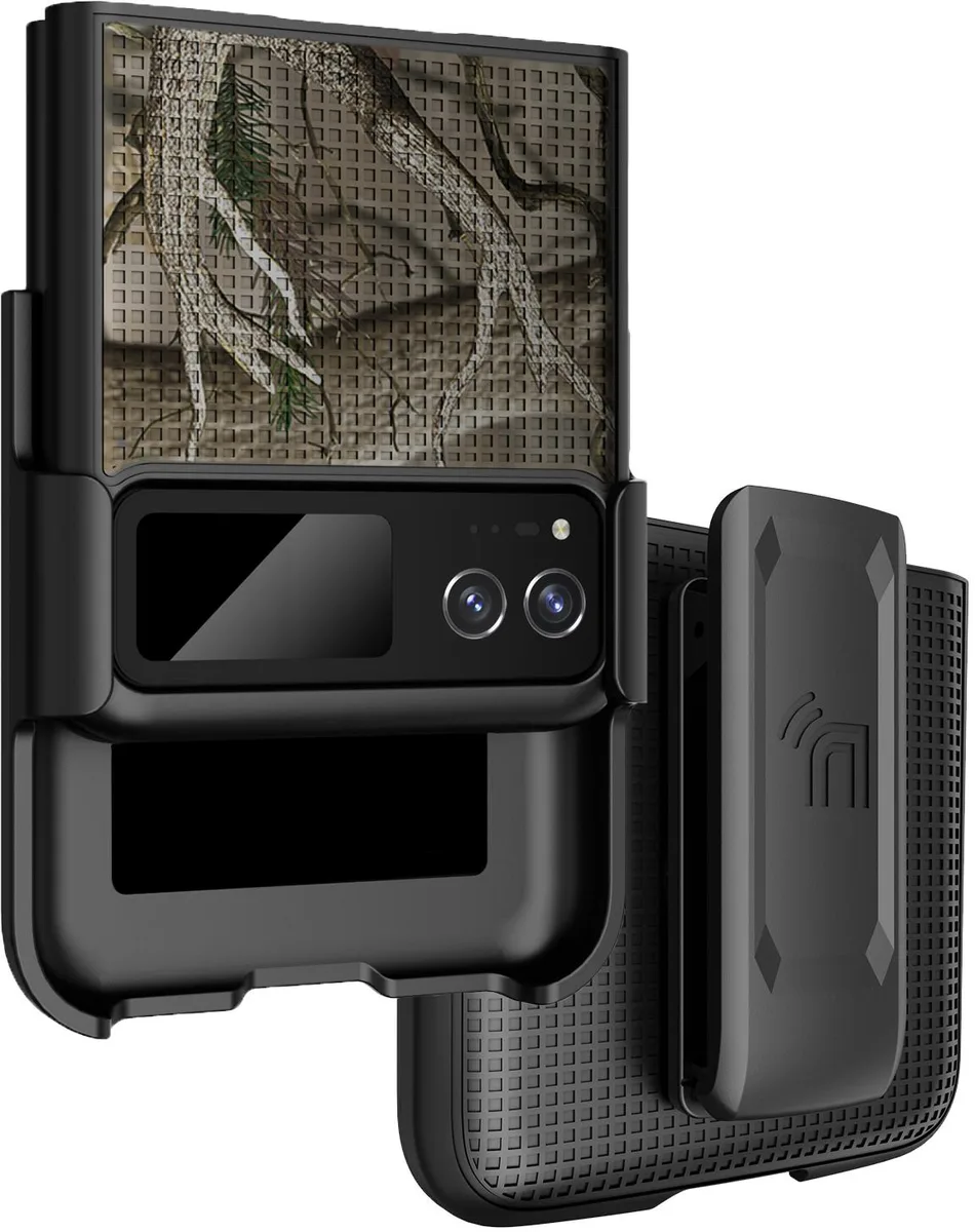 Nakedcellphone Nakedcellphone Grid Case + Belt Clip for Motorola RAZR 40 2023 13-position — product photo