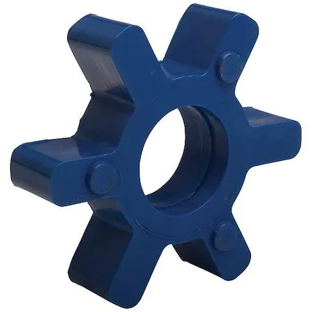 Blue urethane spider insert for L075 coupling, 1 47/64 inch outside diameter