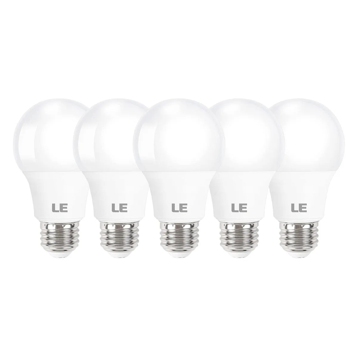  Lepro 9W 800lm 5000K A19 E26 5 Pack — product photo