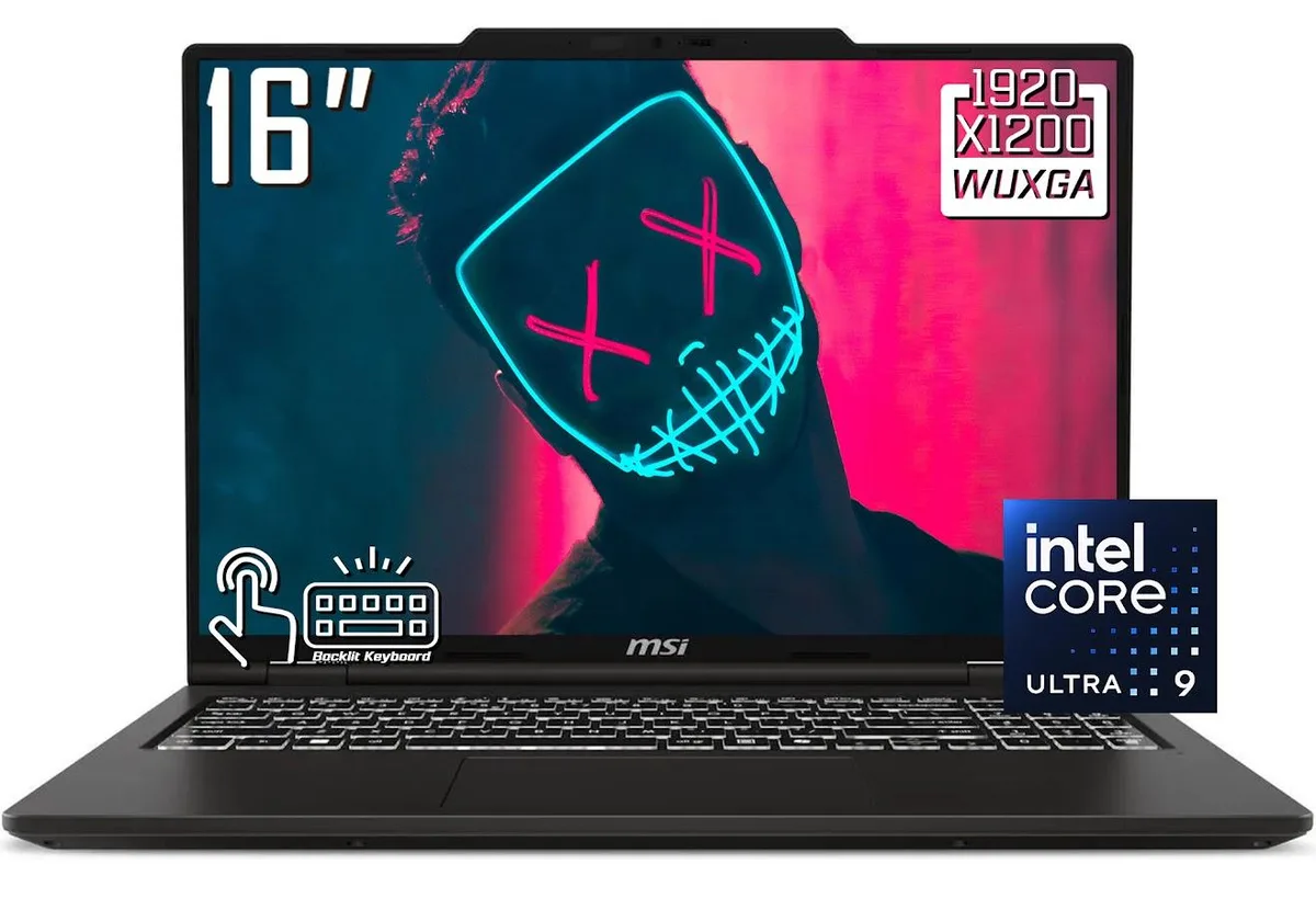 MSI MSI Venture 16 AI 16" Touch Ultra 9 285H 64GB 2TB — product photo
