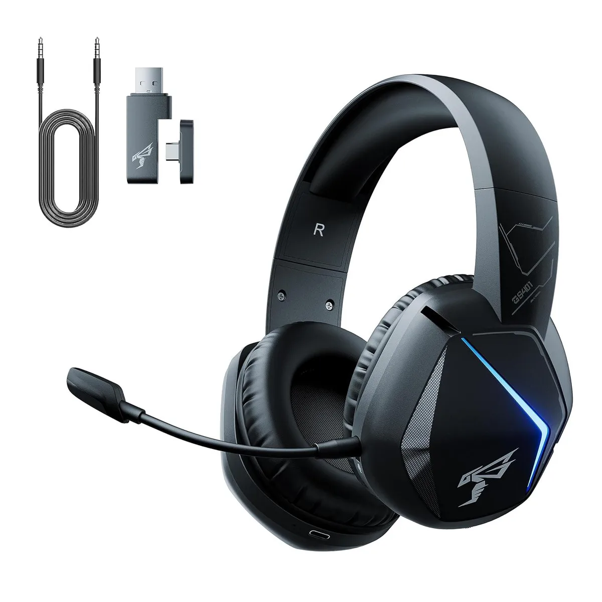 SOMIC SOMIC GS401PRO Wireless Headset Bluetooth 5.2 2.4GHz 45hr 50mm — product photo