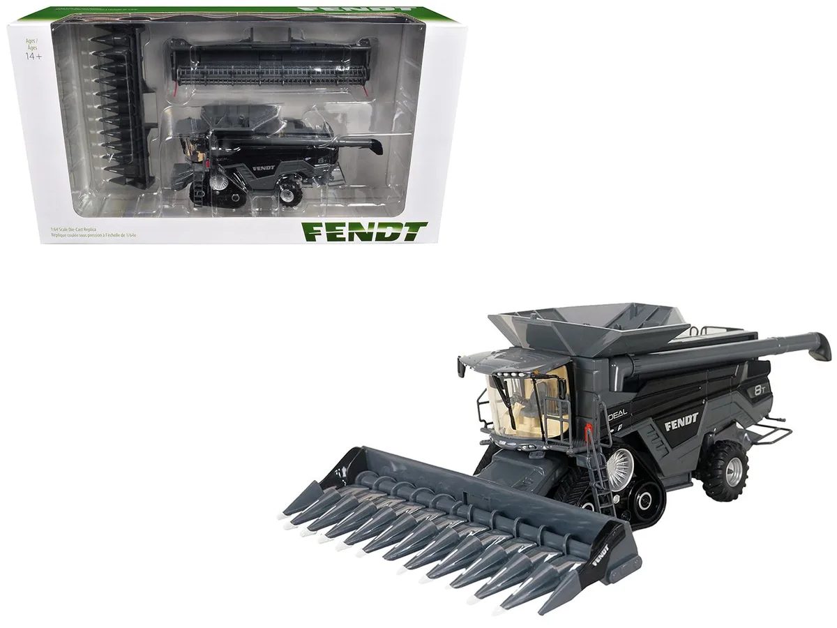 SpecCast Collectibles SpecCast Collectibles Fendt Ideal 8T Combine 1/64 Diecast with 12 Row Corn Head — product photo