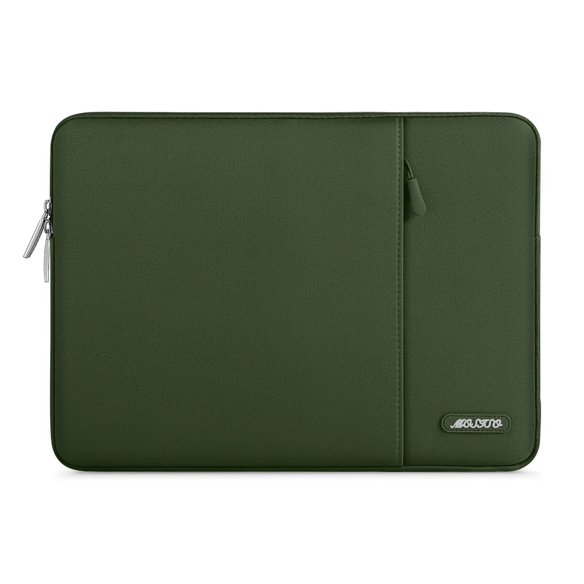 Mosiso Mosiso 15 inch Laptop Sleeve Army Green 2 in 1 accessory — product photo