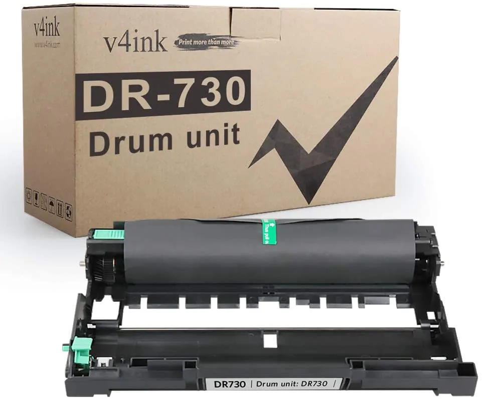 Black drum unit labelled DR730 in white rectangular housing