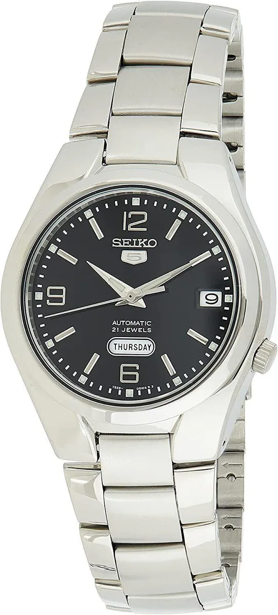 Seiko Seiko 5 Automatic SNK393 21 Jewels 38.00 mm Black Dial Watch — product photo