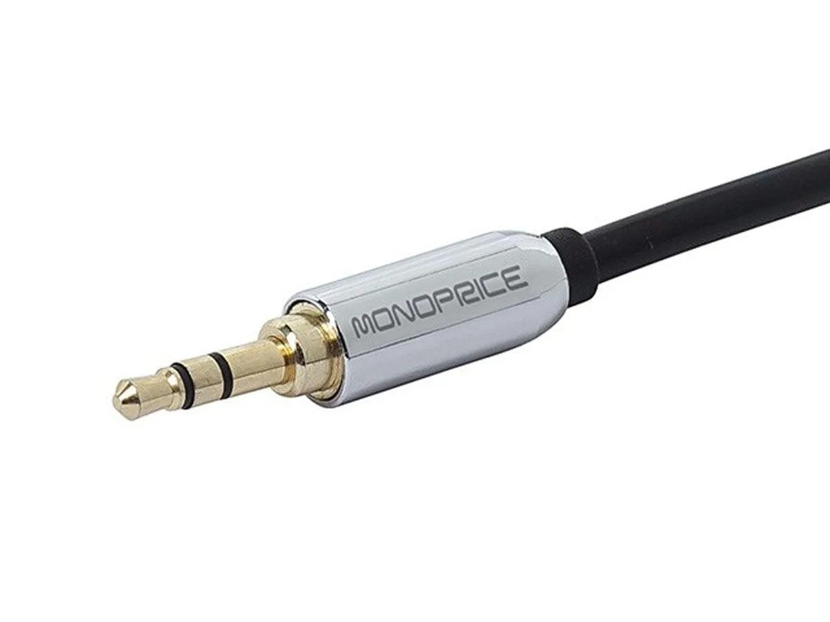 Monoprice Inc. Monoprice 10ft 3.5mm Stereo Male to RCA Stereo Male Black — product photo
