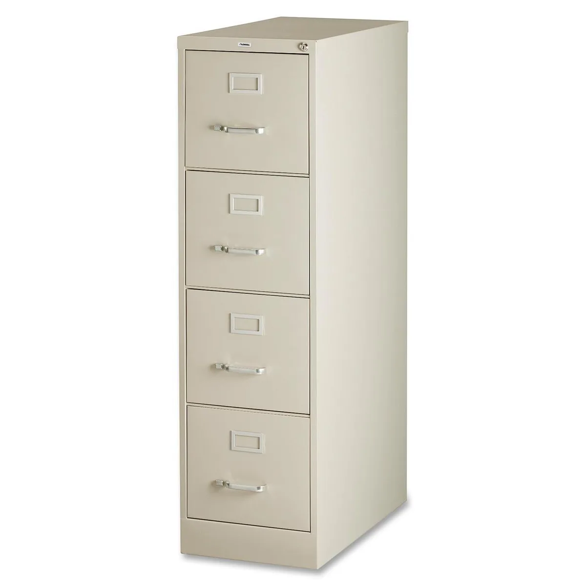 Lorell Lorell 60193 4-Drawer Vertical File 15x26x52 Putty office furniture — product photo