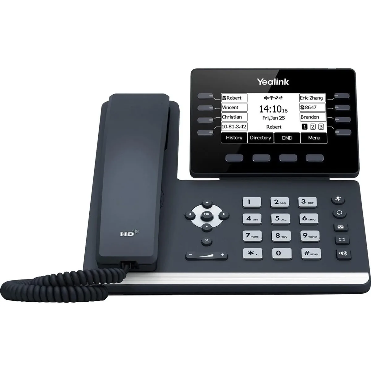 Yealink Network Technology Co., Ltd Yealink Network Technology Co., Ltd SIP-T53W VoIP phone 3.7" 360x160 12 accounts — صورة المنتج