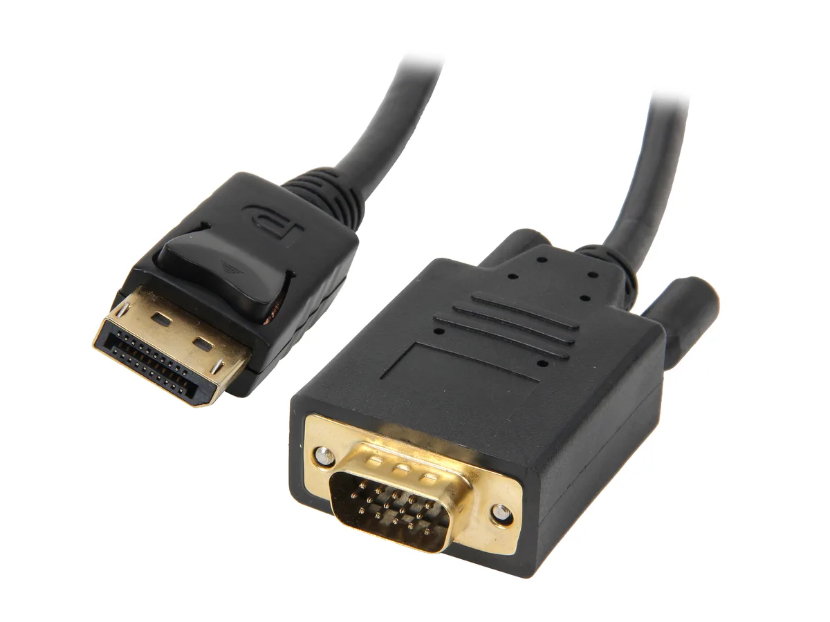 Nippon Labs Nippon Labs DP-VGA-3 displayport cable 3 ft 28 AWG male to male — product photo