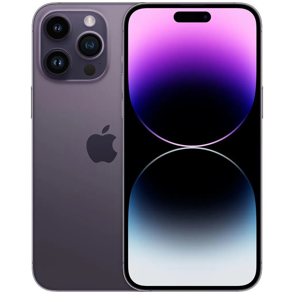 Apple Apple iPhone 14 Pro Max 128GB MQ8R3LL/A Deep Purple cell phones - unlocked — product photo