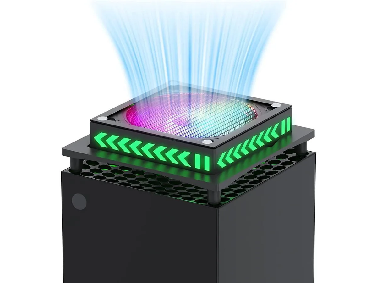 BONAEVER BONAEVER Protection Case for Xbox Series X with RGB Cooling Fan — product photo