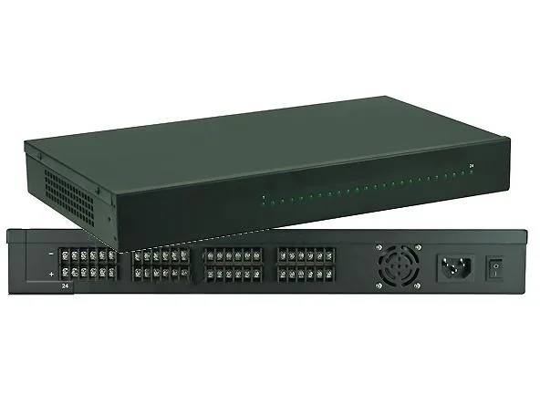 Bluecctv Bluecctv PB24CH24AMPS 24ch 24A 12V 300W rack mount surveillance accessory — product photo