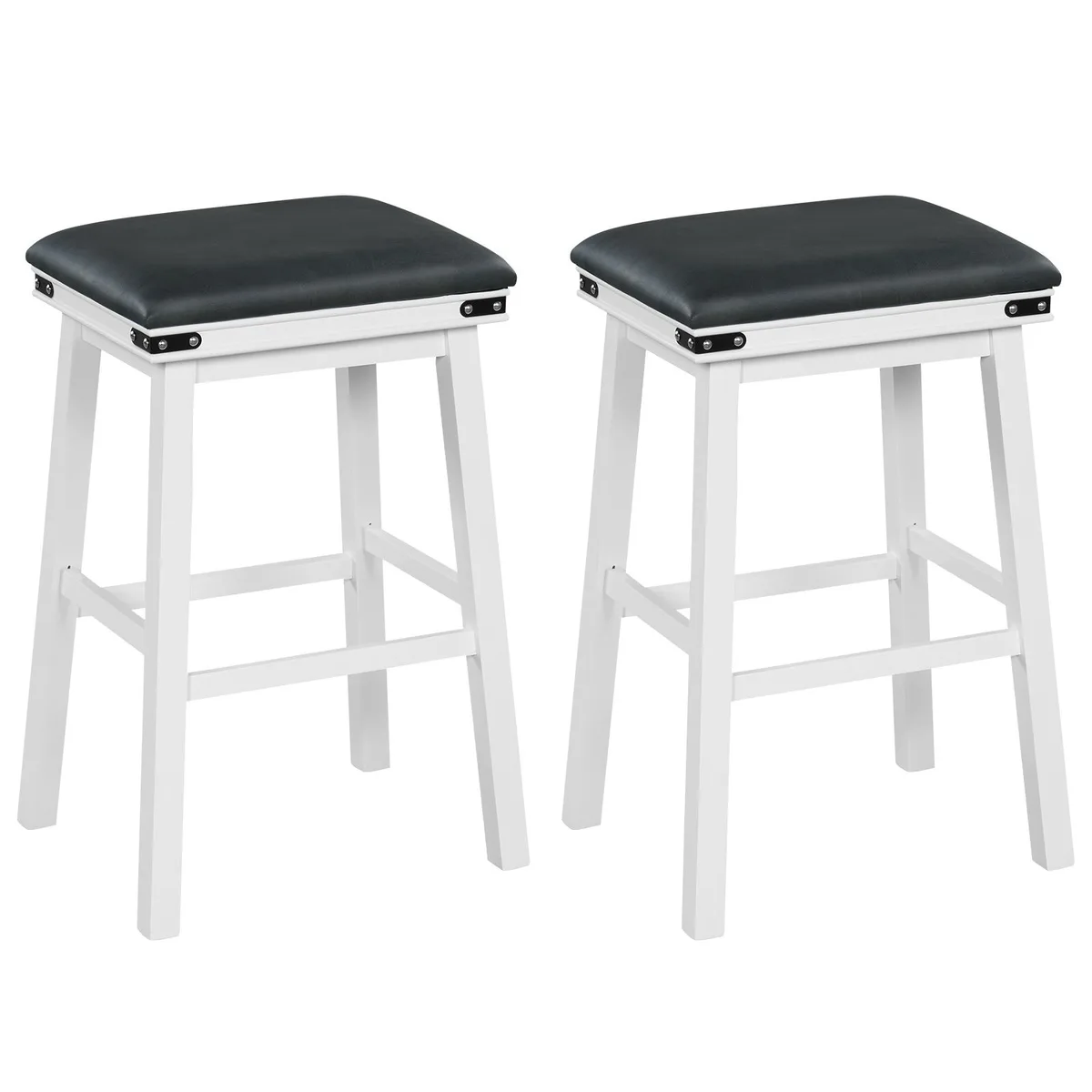 SlickBlue SlickBlue Barstool Set of 2 Acacia Wood 30 in — product photo
