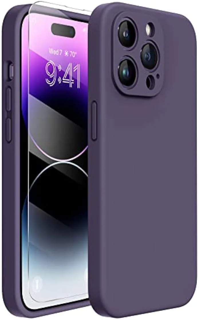 iworkmart iworkmart Case for iPhone 14 Pro Max 6.7 inch Dark Purple with Screen Protector — product photo