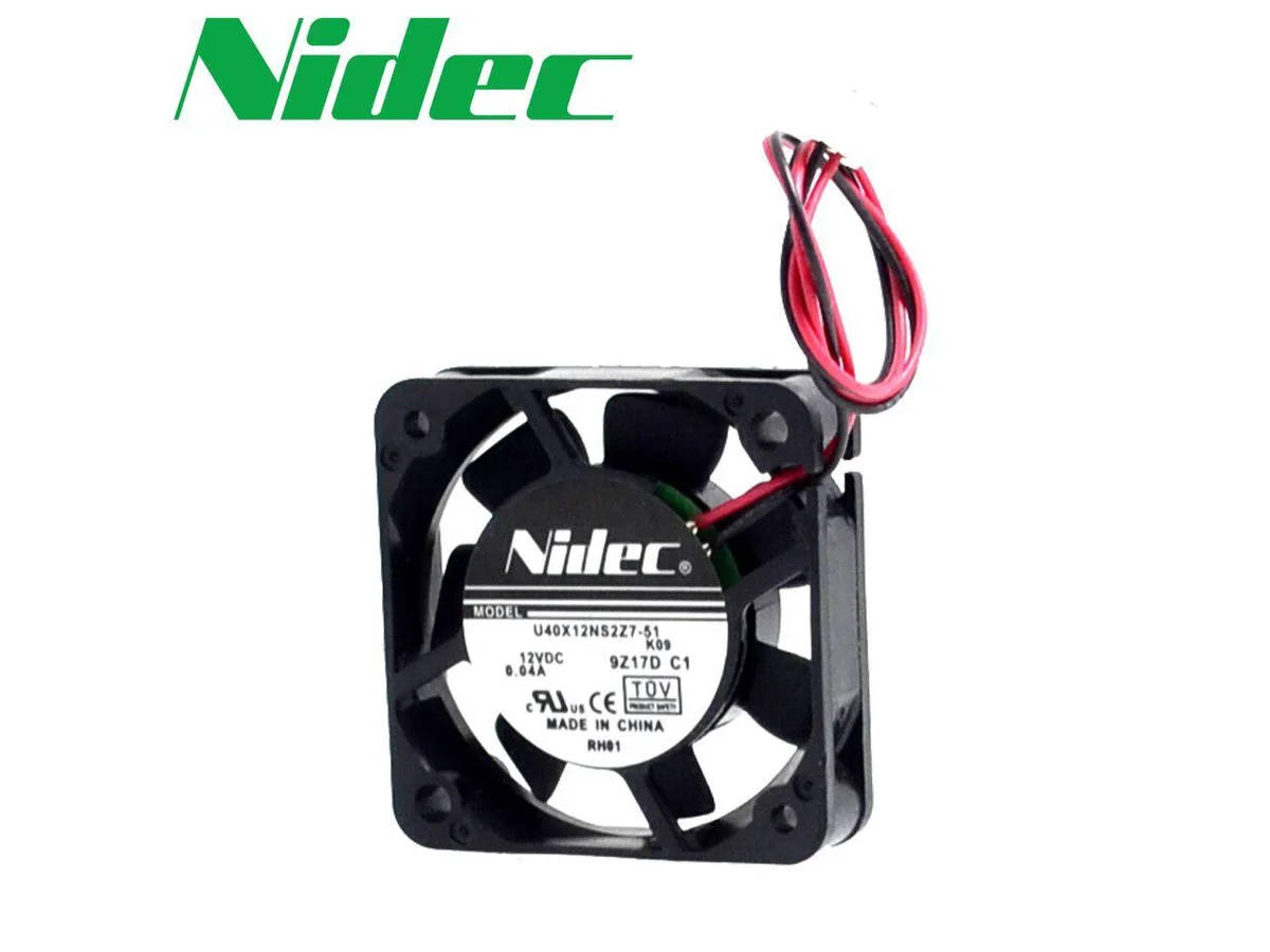 Fans Fans U40X12NS2Z7-51 40x40x10mm 12V 0.04A case fan — product photo