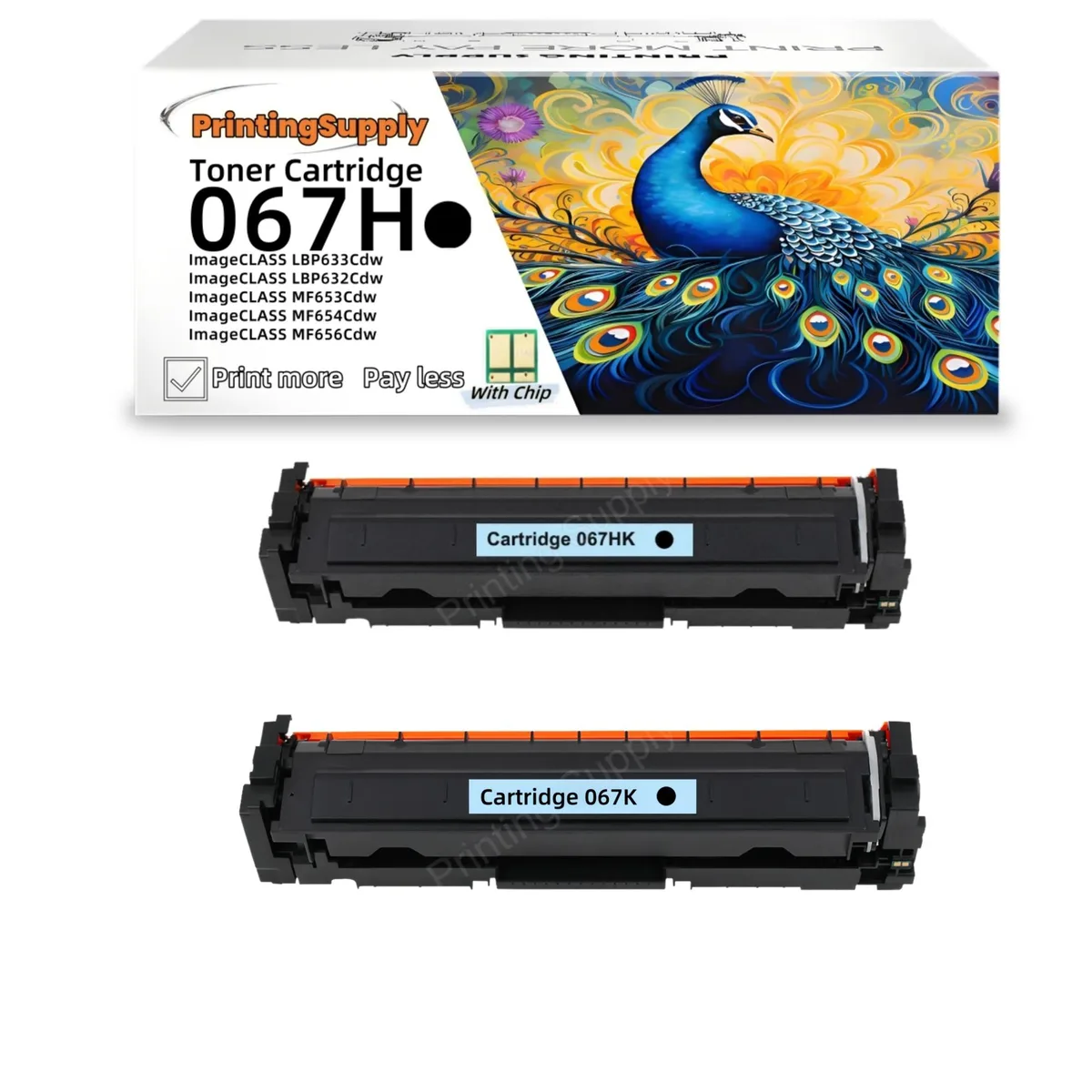 Aster Graphics Inc Aster Graphics Inc 067H 2 Pack High-Yield Black Toner Cartridge with Chip — product photo
