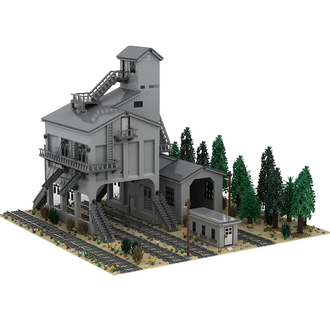 ZITIANYOUBUILD ZITIANYOUBUILD MOC-64664 Modern Coaling Tower 7545PCS — product photo