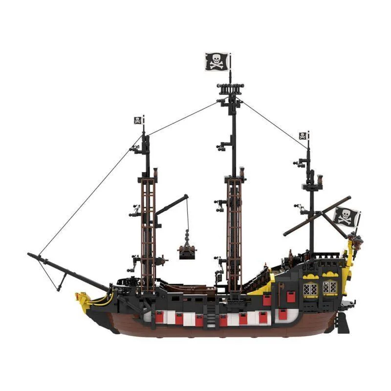 ZITIANYOUBUILD ZITIANYOUBUILD MOC-166879 Medieval Barracuda Ship 3394PCS Building Blocks — product photo