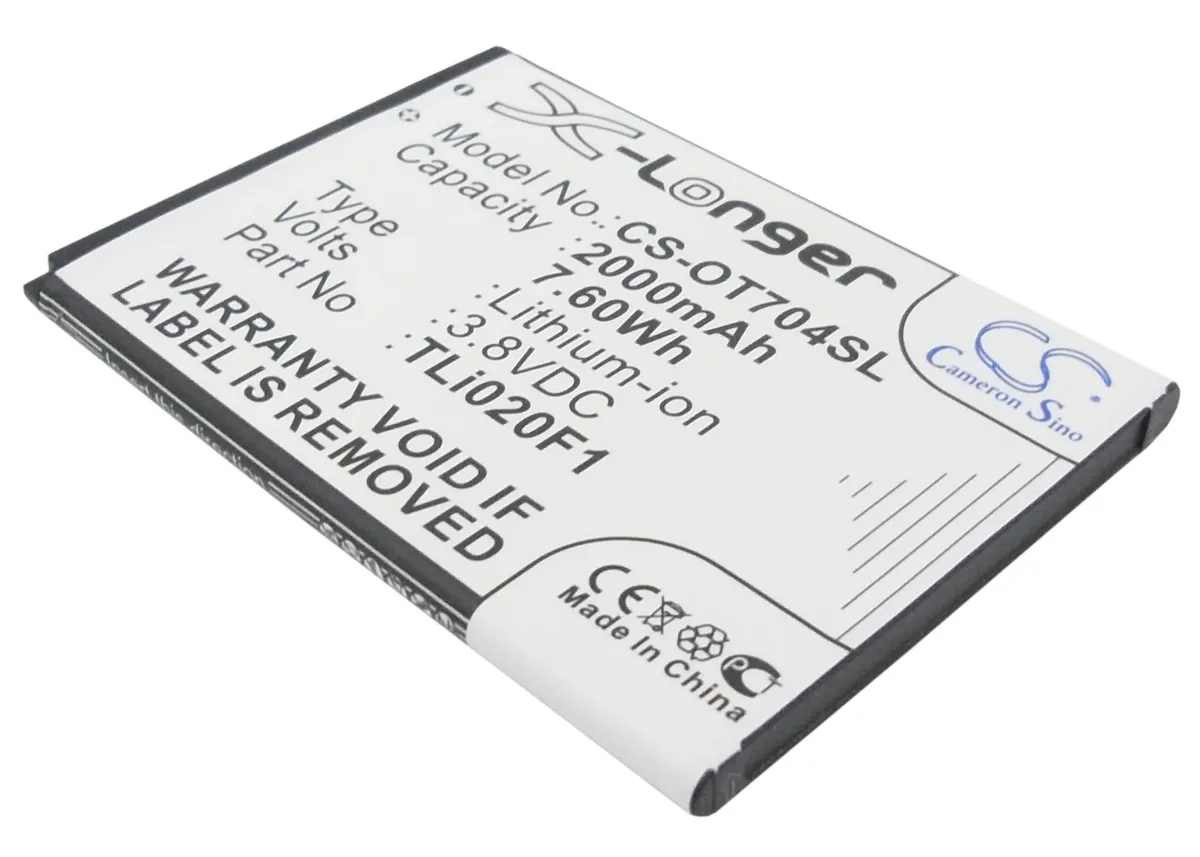 Cameron &amp; Co Cameron &amp; Co DS-CS-OT704SL cell phone battery 2 Ah — product photo