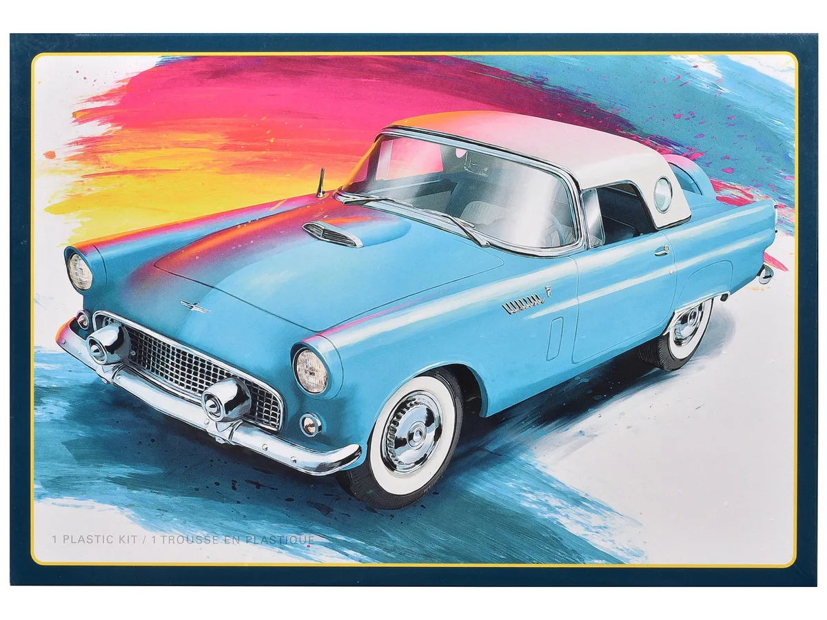 AMT AMT AMT1449M 1/25 Scale 1956 Ford Thunderbird Model Kit 98 Parts — product photo