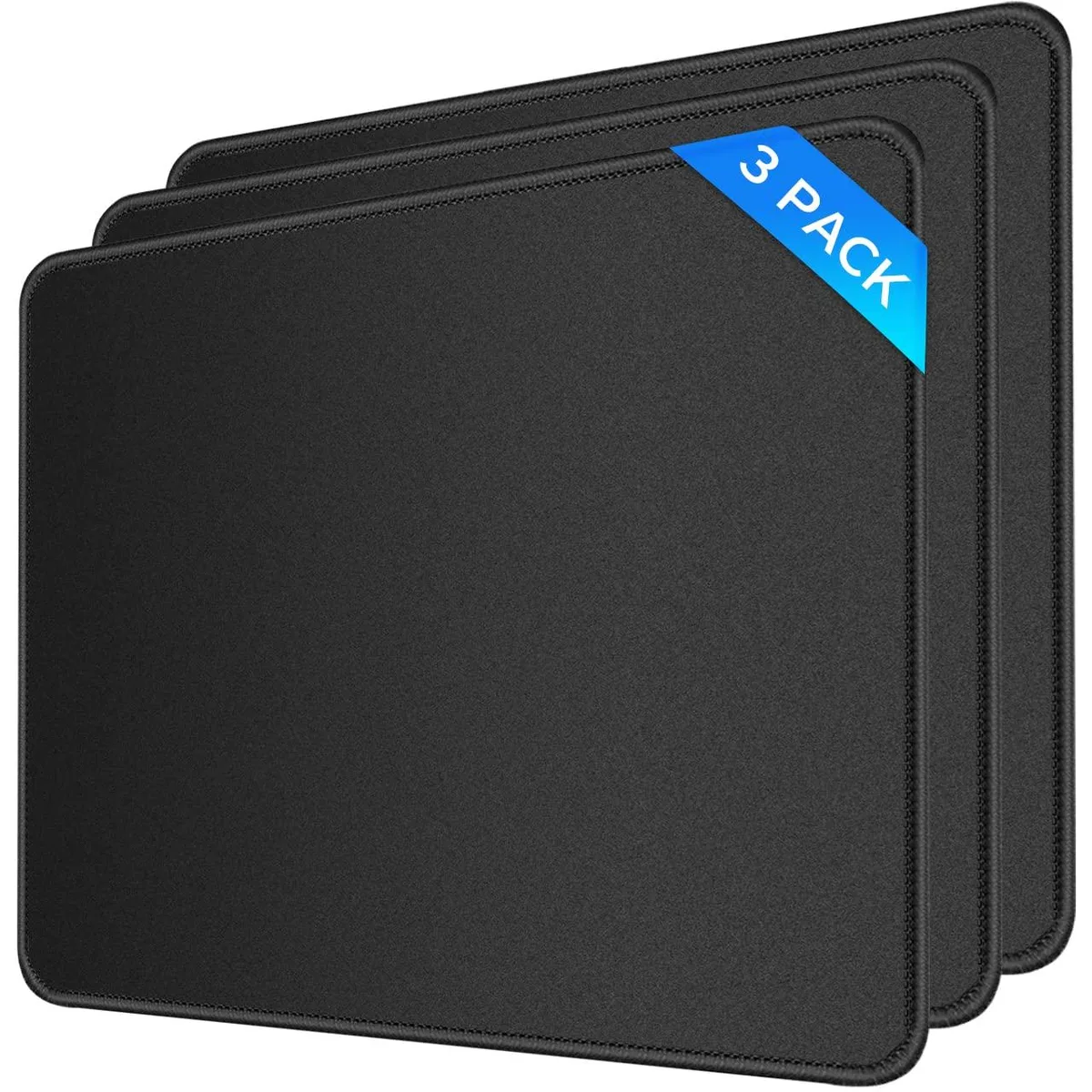  Gimnor Mouse-Pads-01 3 Pack 10.3 x 8.3 in Black — product photo