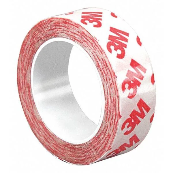 3M 3M GPT-020F Double-Sided Polyester Film Tape Clear 1/2 in x 55 yds 200 micron — product photo