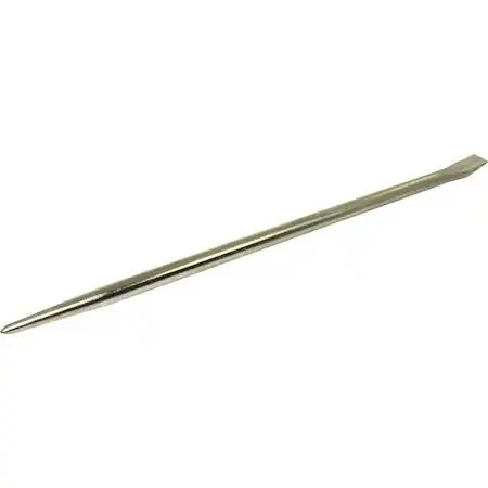 Gray Tools C67 pinch bar, 24 inches long, nickel finish