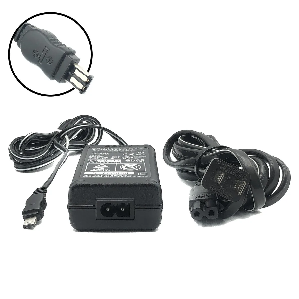 Sony Sony AC-L15A 8.4V 1.5A power adapter — product photo