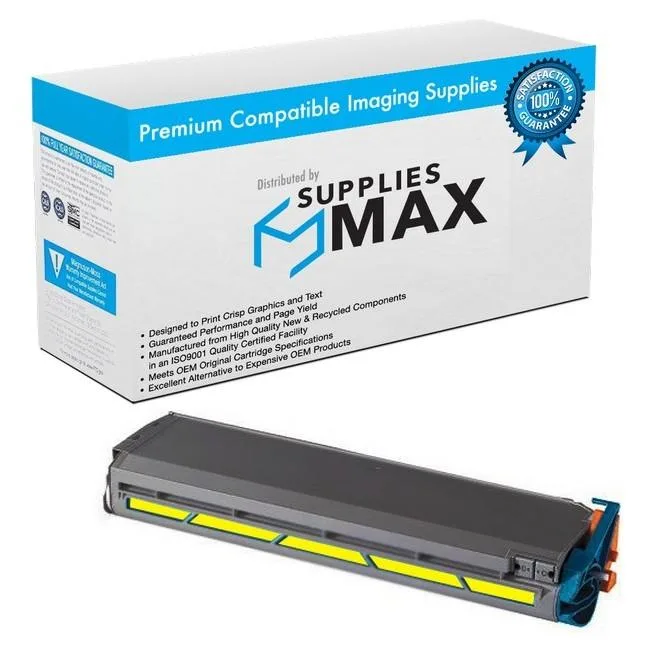 SuppliesMax SuppliesMax Yellow Toner Cartridge 15000 Pages TYPE C5 41963601 — product photo