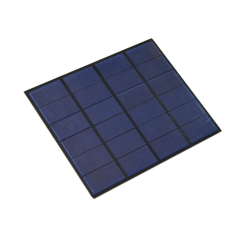 Rectangular blue monocrystalline panel 165 by 135 mm with silver busbars and junction box