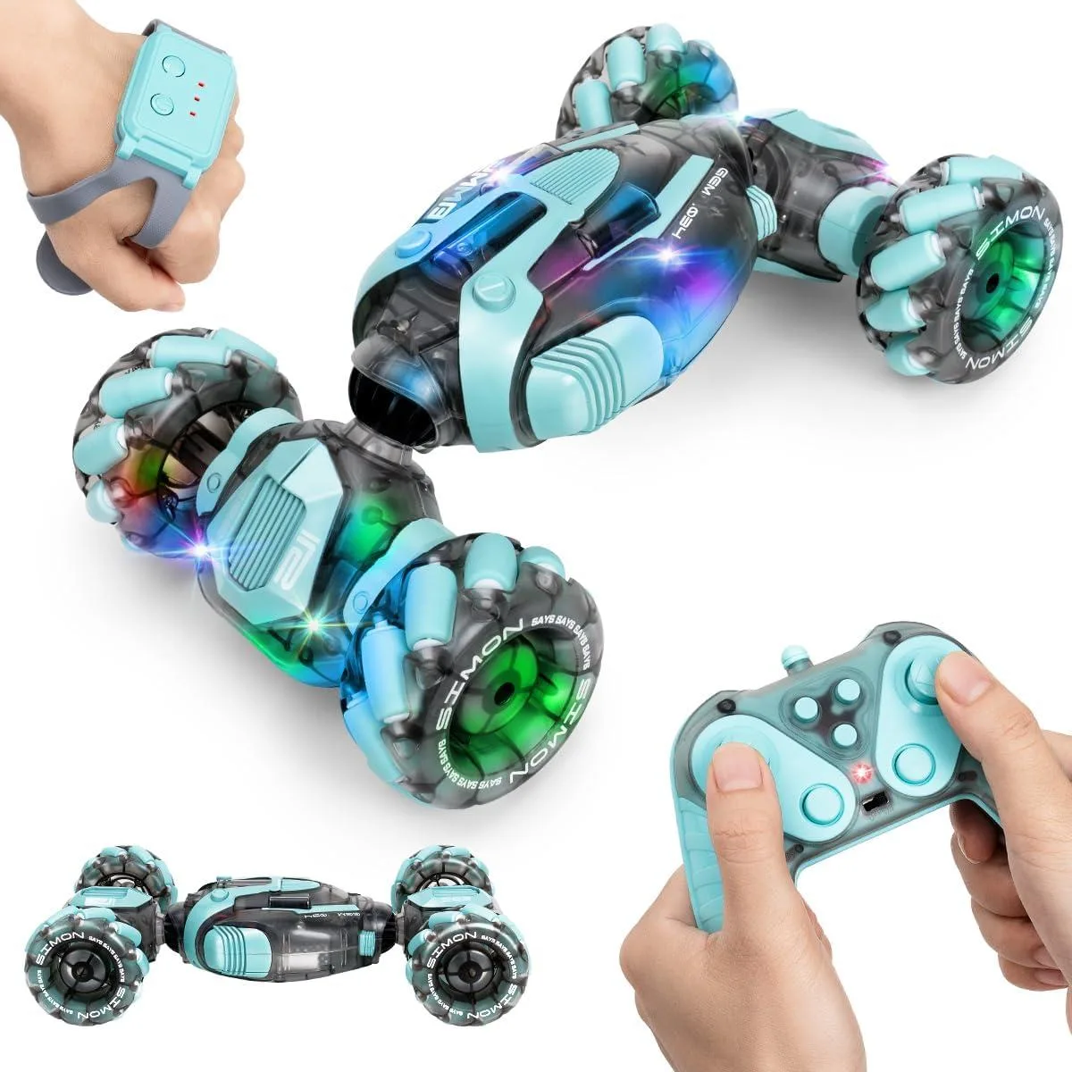 usbroway usbroway Gesture Sensing RC Stunt Car 4WD 360° Rotating Toy — product photo