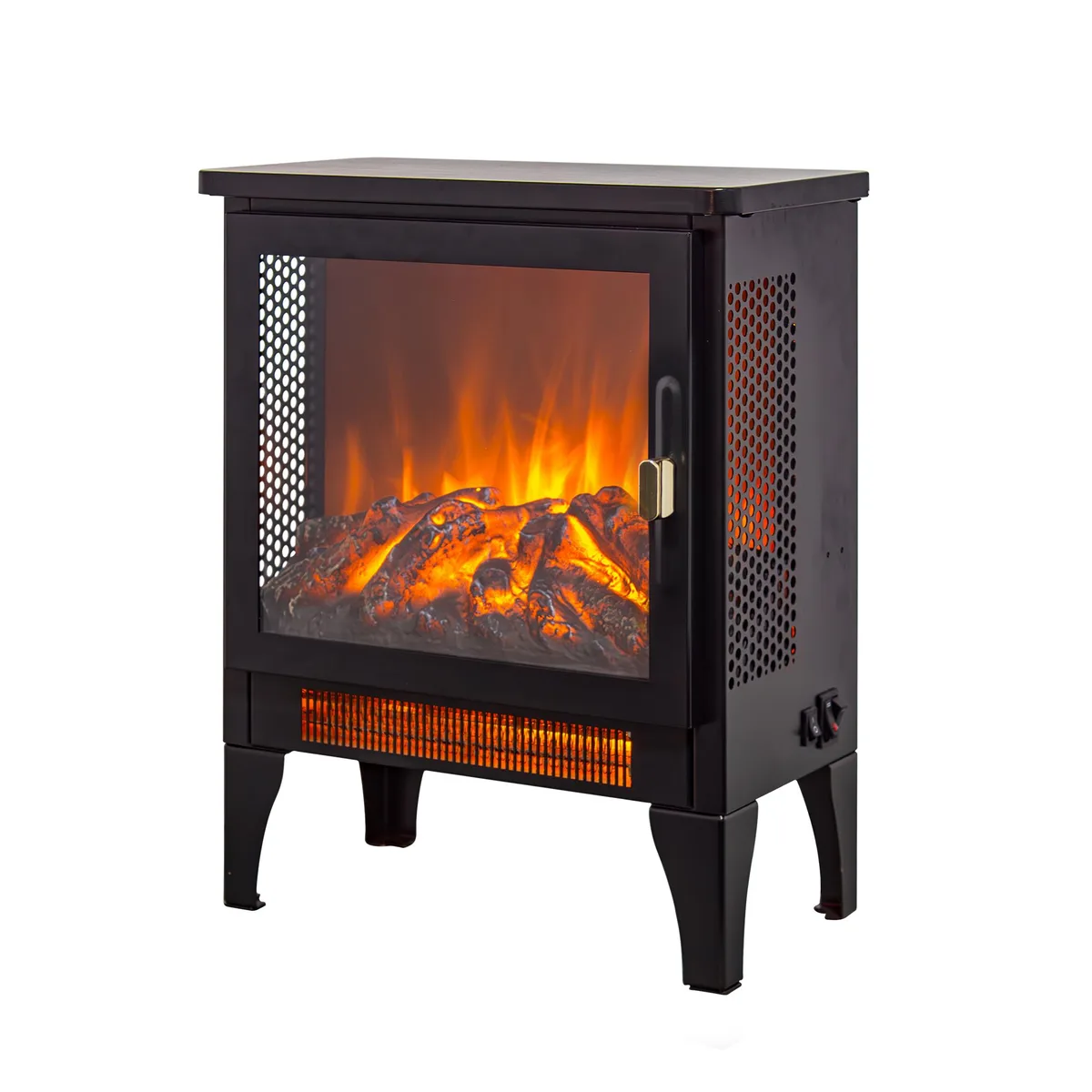 tuphen tuphen 17 inch Freestanding Electric Fireplace Stove Black — product photo