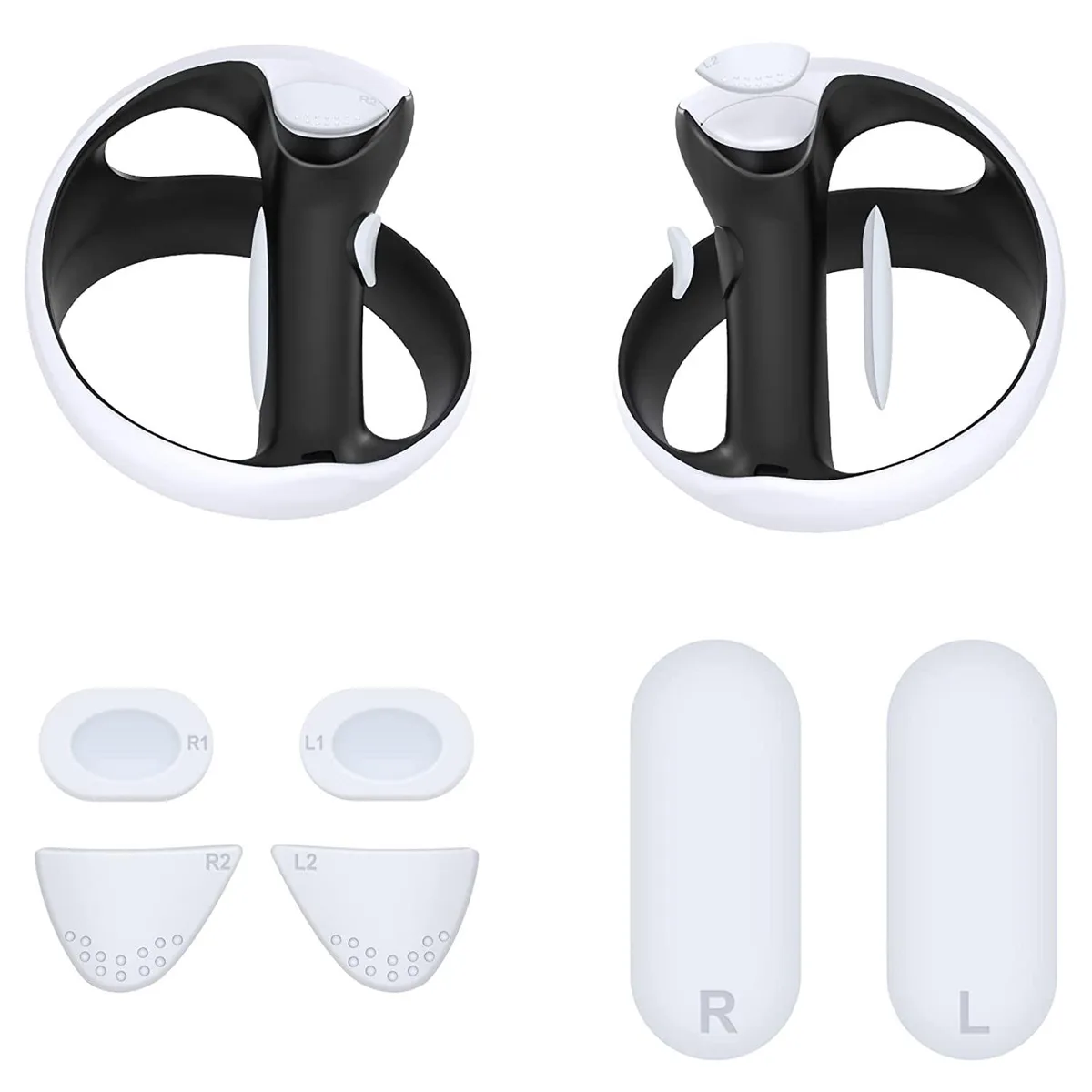 Werleo Werleo Silicone Controller Pad for PSVR2 White 4 in 1 Kit — product photo